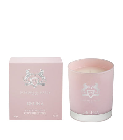 Harrods Parfums de Marly Delina Scented Candle (180g)- Buy online at McGrocer
