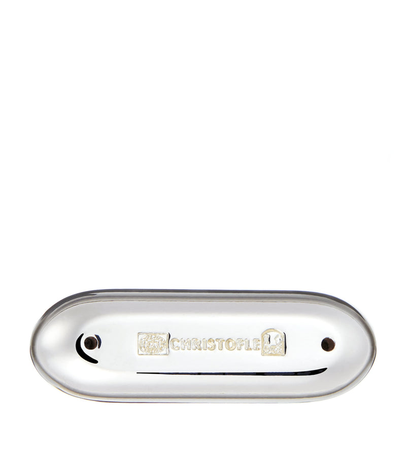 Christofle MOOD silver-plated chopsticks rest - British product
