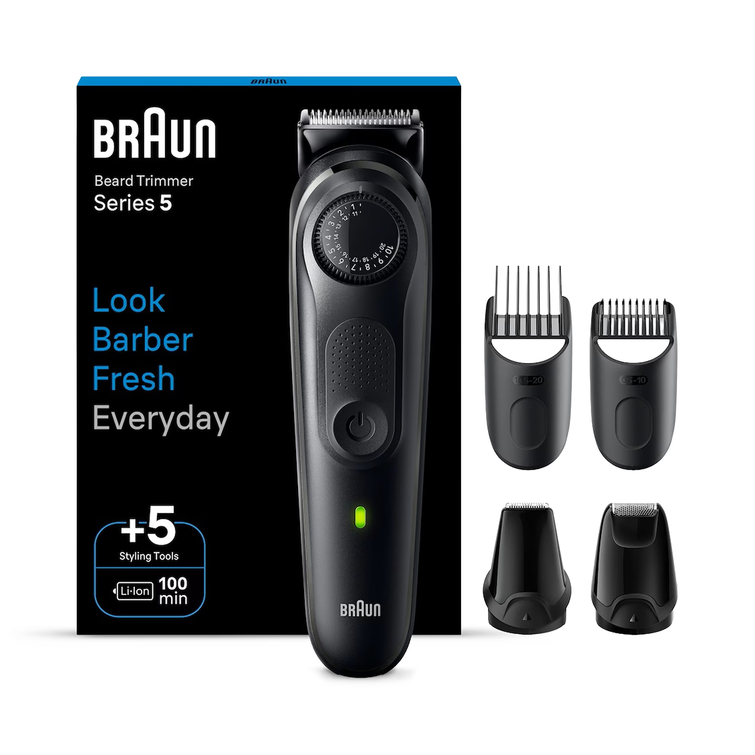Braun Series 5 beard trimmer BT5430 black - British product
