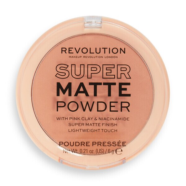 Revolution Relove Super Matte Pressed Powder Warm Beige GOODS Superdrug   