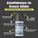 Scrubbingtons Pit Stop natural deodorant Cotton 75ml quad pack - British product