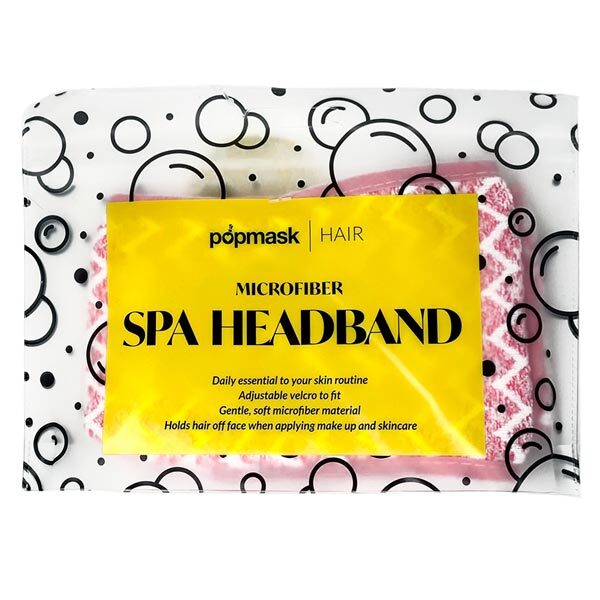 Popmask Microfiber Spa Headband - Pink GOODS Superdrug   