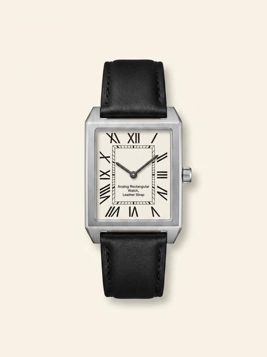 Cartier Tank Louis Cartier 18ct yellow-gold watch with leather strap, UK version