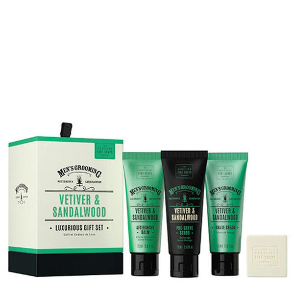 Scottish Fine Soaps Vetiver and Sandalwood grooming pack (British brand)