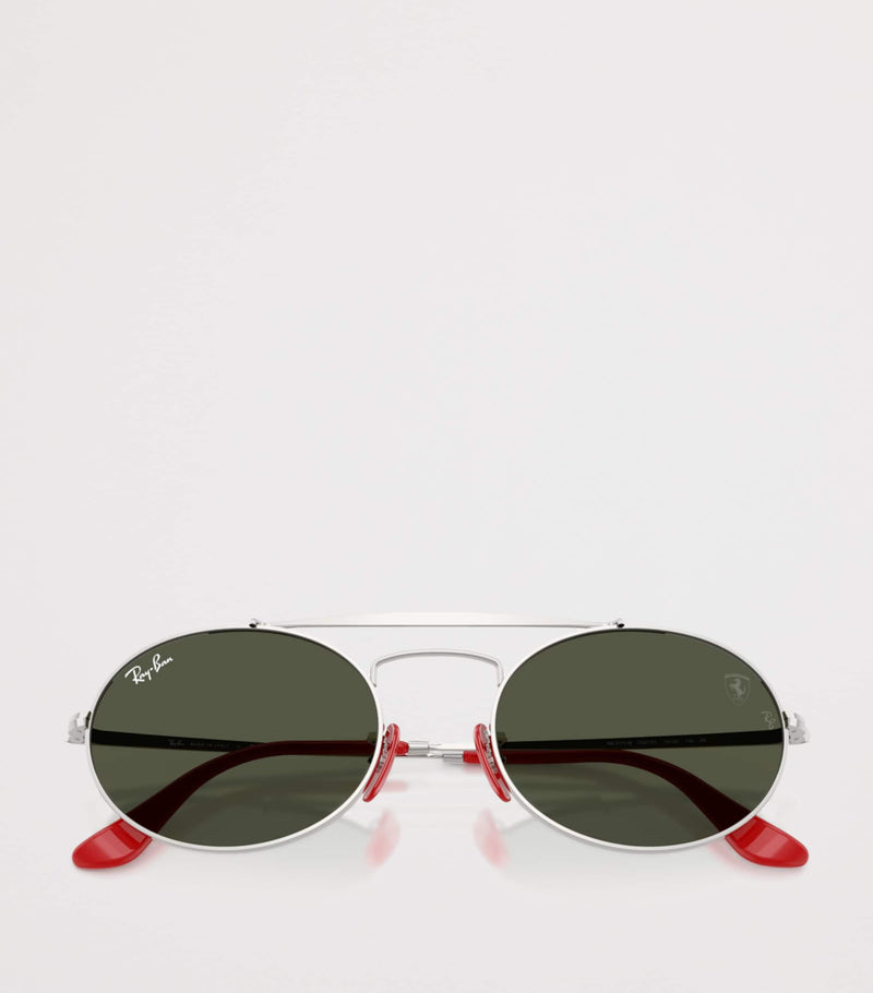 Ray-Ban RB3775M oval metal sunglasses, UK version