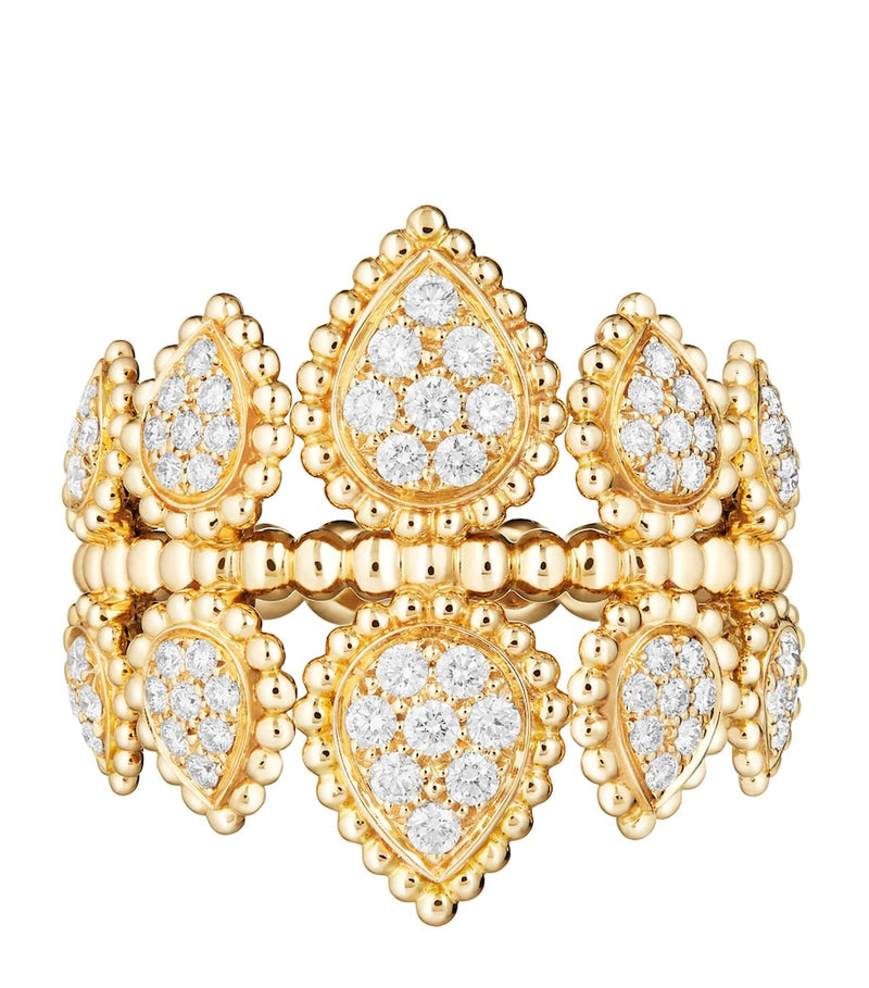 Boucheron Serpent Bohème diamond ring, imported from the UK