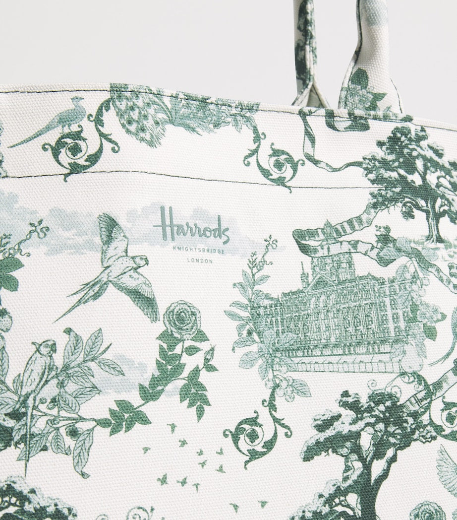 Harrods medium toile tote bag, British product