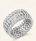 Cartier Broderie de Cartier ring in white gold with diamonds - British product