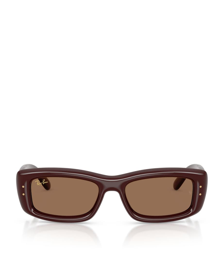 Ray-Ban Kiliane Puffer rechteckige Sonnenbrille, importiert aus dem Vereinigten Königreich