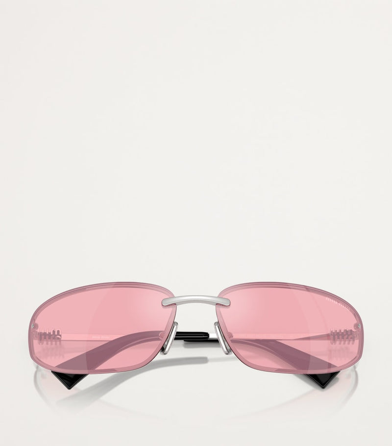 Miu Miu frameless metal sunglasses MUA50S (British brand)