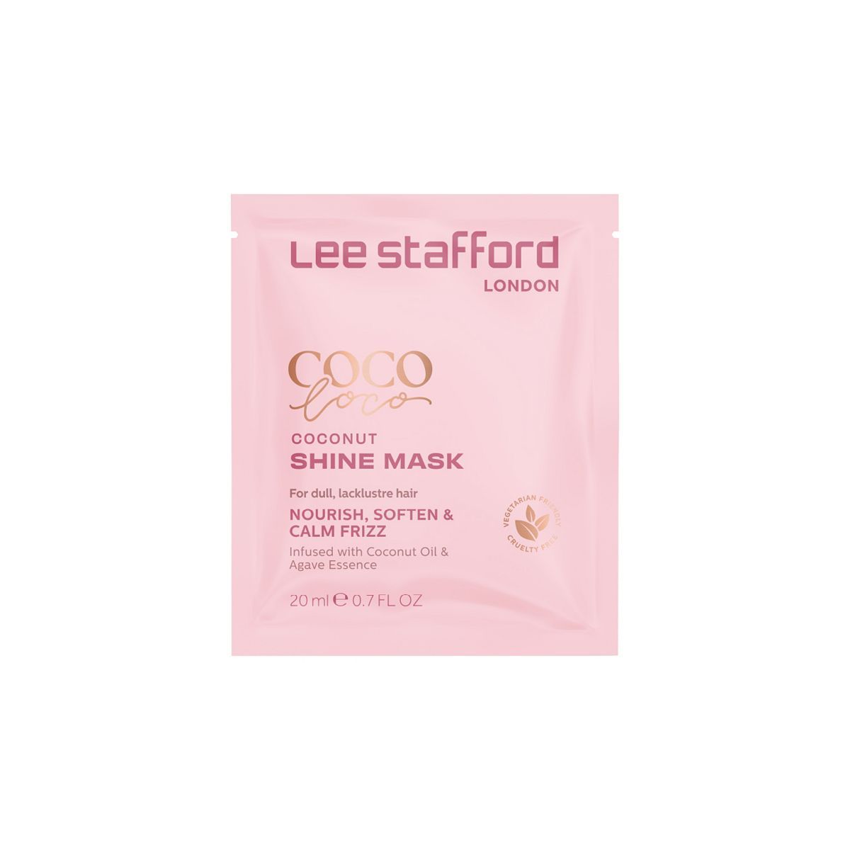 Lee Stafford Coco Loco Coconut Shine Mask 20ml Haircare & Styling Boots   