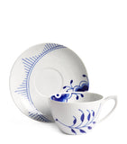 Royal Copenhagen porcelain cup and saucer set 250ml, imported from the UK