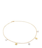 Monica Vinader gold vermeil pearl Capri necklace - British product