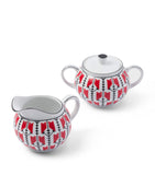 Prada Vienna Arrows creamer and sugar set, imported from the UK