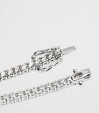 Harrods white gold diamond tennis bracelet 2.00ct - British product
