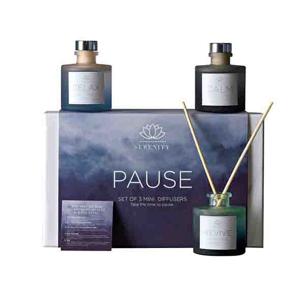 Serenity Pause Set of 3 Diffusers 50ml GOODS Superdrug   