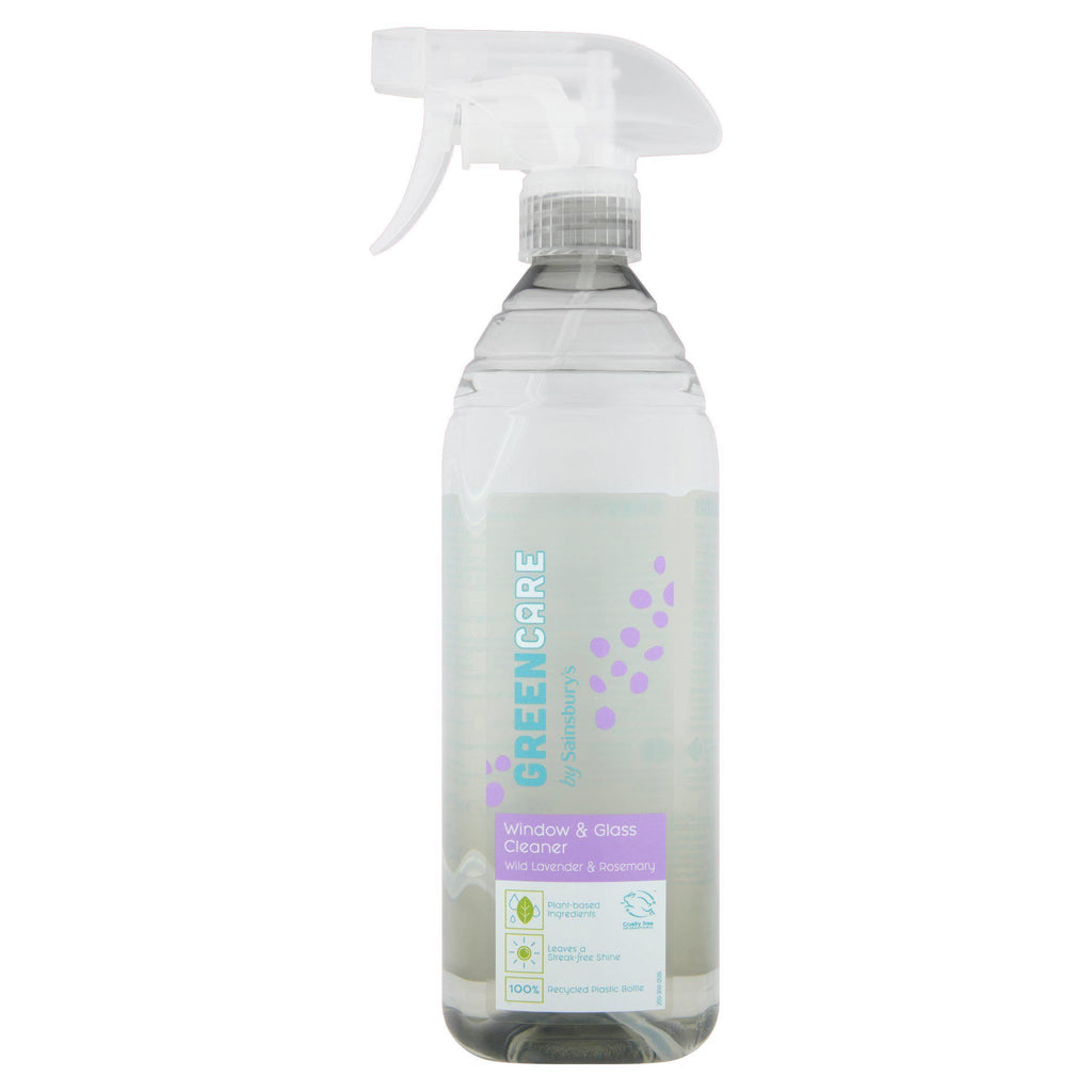 Sainsbury's Greencare Window & Glass Cleaner Wild Lavender & Rosemary 750ml