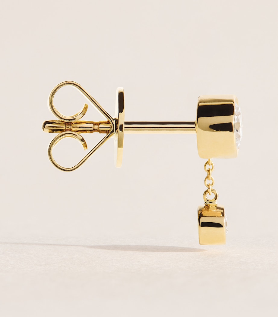 Boucle d'oreille unique Lou Sophie Bille Brahe en or 18 carats, importée du Royaume-Uni