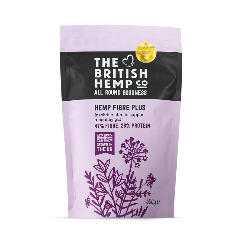 The British Hemp Co hemp fibre plus supplement 500g - British product