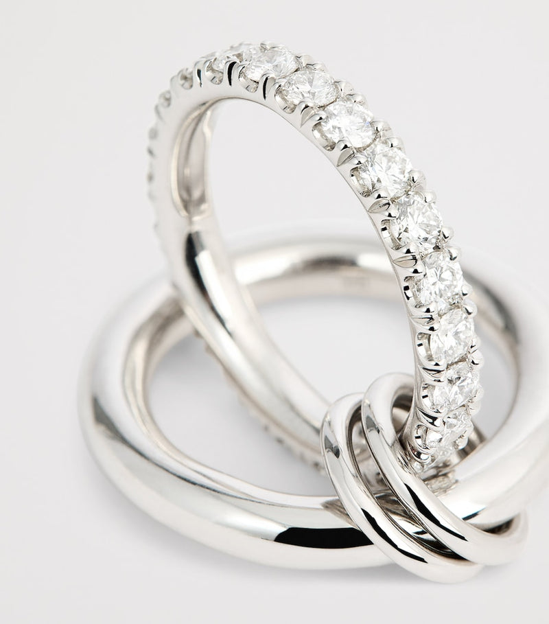 Spinelli Kilcollin Virgo zodiac ring 18k white gold (British brand)