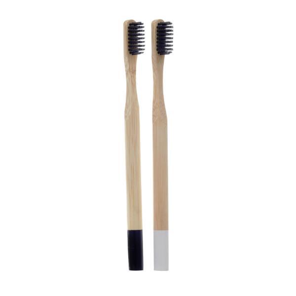 Full Circle charcoal tip bamboo toothbrush set, UK version