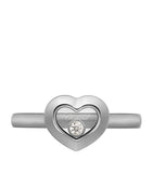 Chopard Happy Diamonds Icons ring white gold dancing diamond, imported from the UK