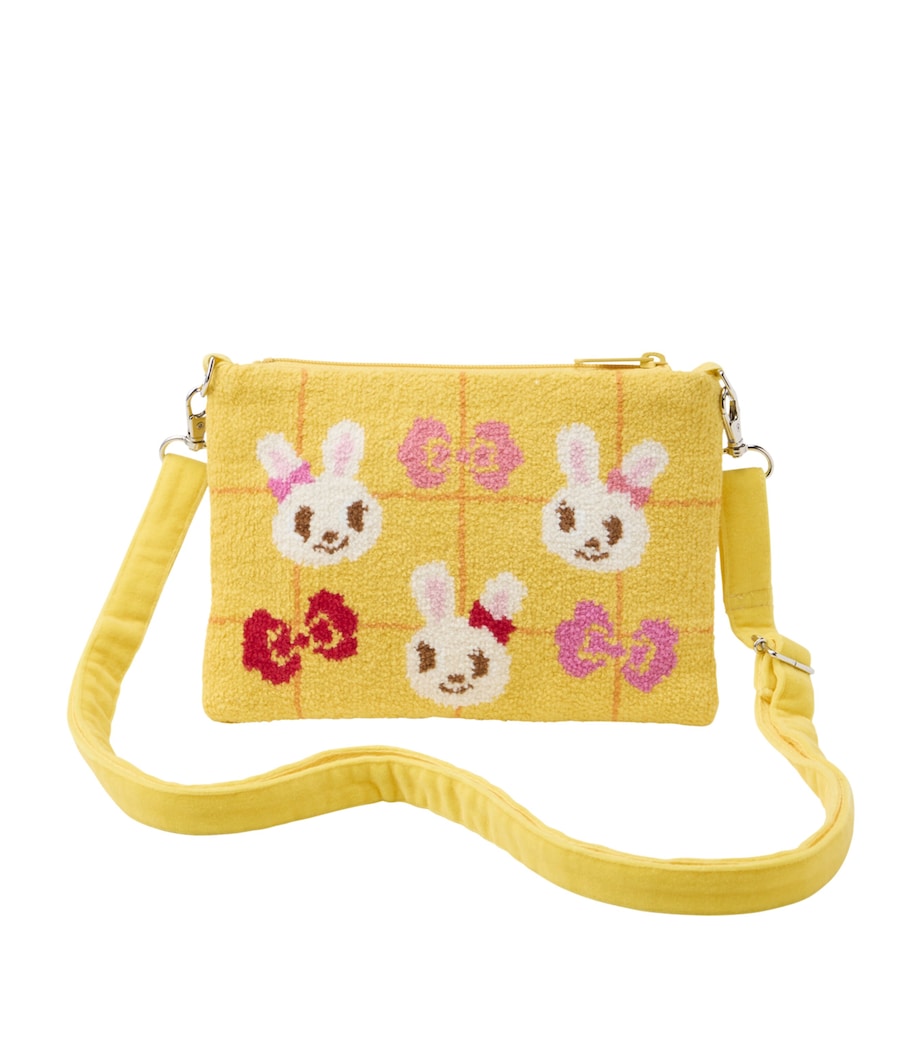 Miki House cotton chenille shoulder bag, imported from the UK