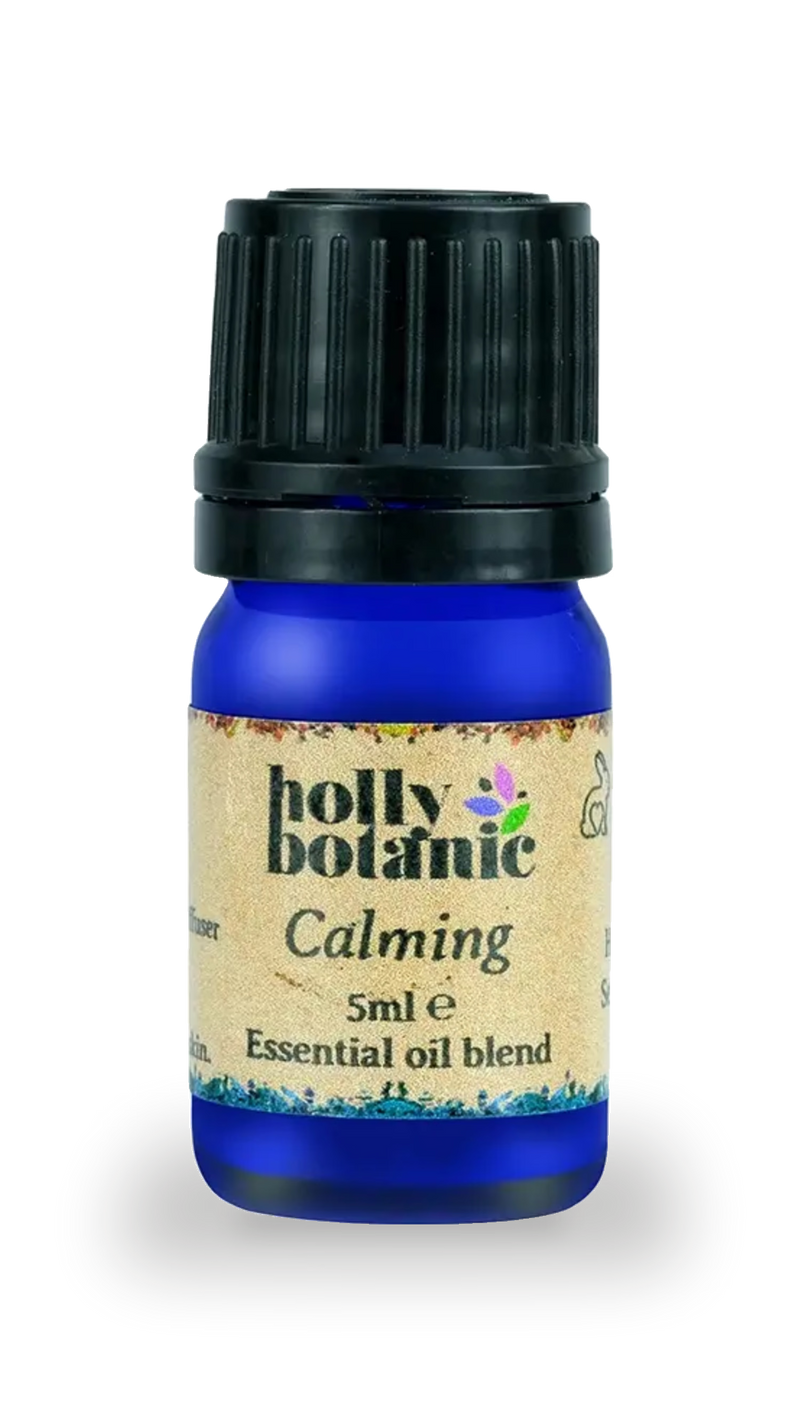 Holly Botanic calming essential oil blend 5ml, imported from the UK