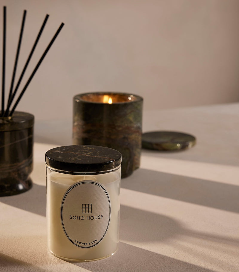 Soho Home Leather & Oud reed diffuser 150ml (British brand)