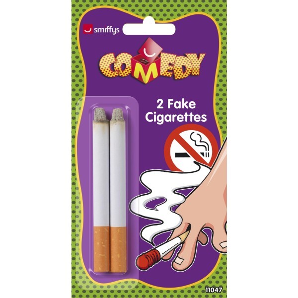 Smiffys fake cigarettes pack of two (British brand)