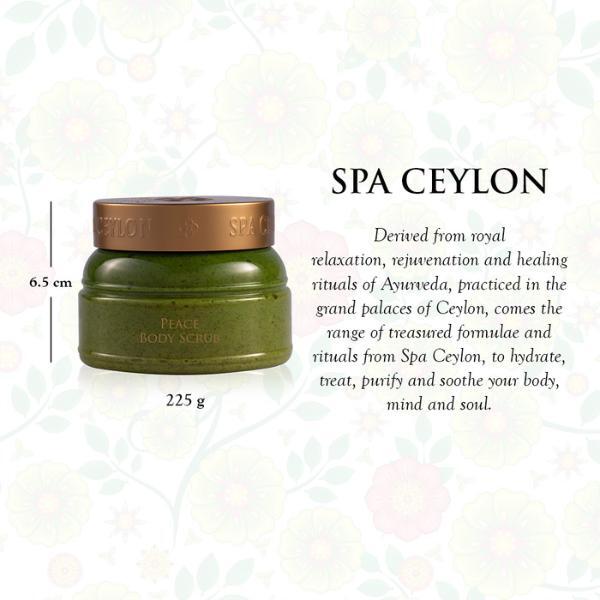 SPA CEYLON Peace body scrub 225g, UK version