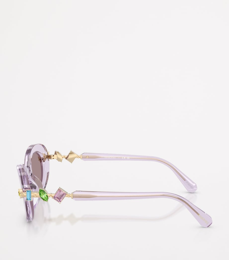Swarovski acetate oval sunglasses - British product