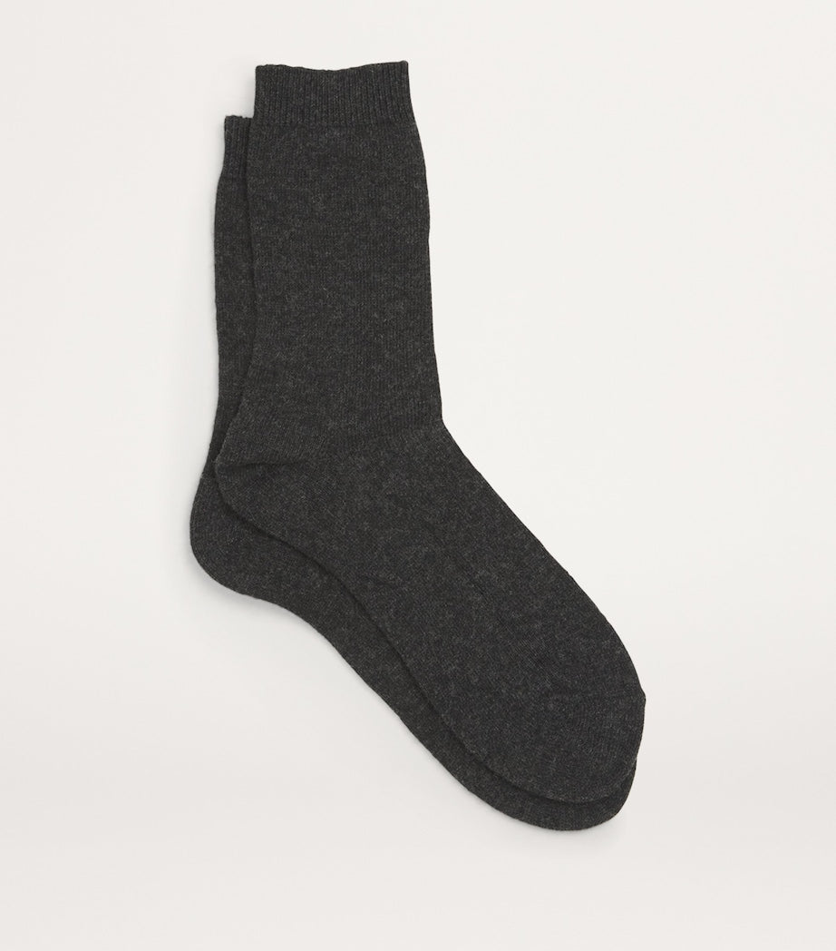 Falke wool-blend cosy socks (British brand)