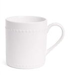 Harrods Brompton stoneware mug with embossed beads, UK version