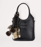 Miu Miu leather mini skirt keyring, imported from the UK