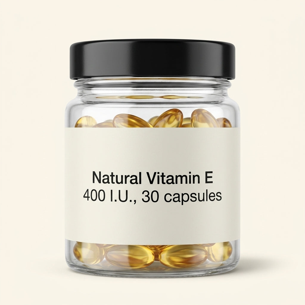 Holland & Barrett Vitamin E supplement 400iu 30 capsules, UK version
