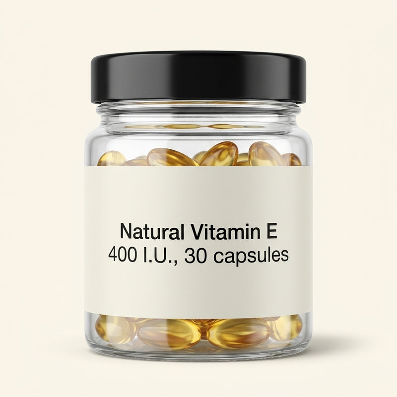 Holland & Barrett Vitamin E supplement 400iu 30 capsules, UK version