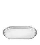 Georg Jensen Manhattan oval stainless steel tray (British brand)