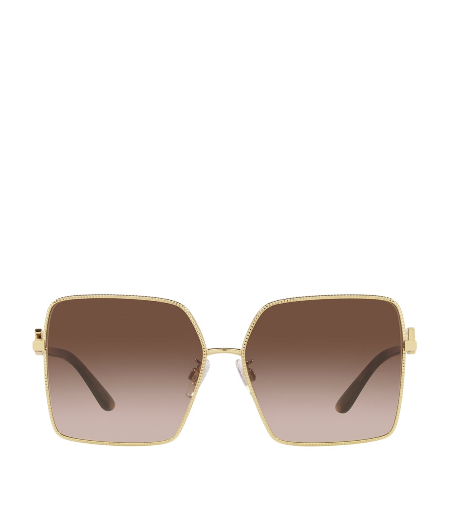 Dolce&Gabbana gold-tone square sunglasses - British product
