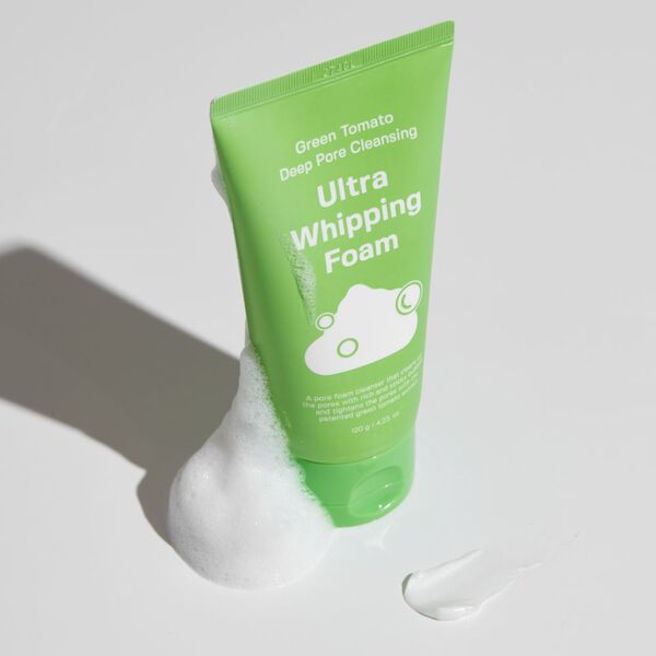 Sungboon Editor Green Tomato cleansing whipping foam 120g, UK version