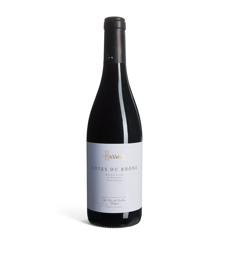 Harrods Côtes du Rhône 2024 Rotwein 75cl, britische Version