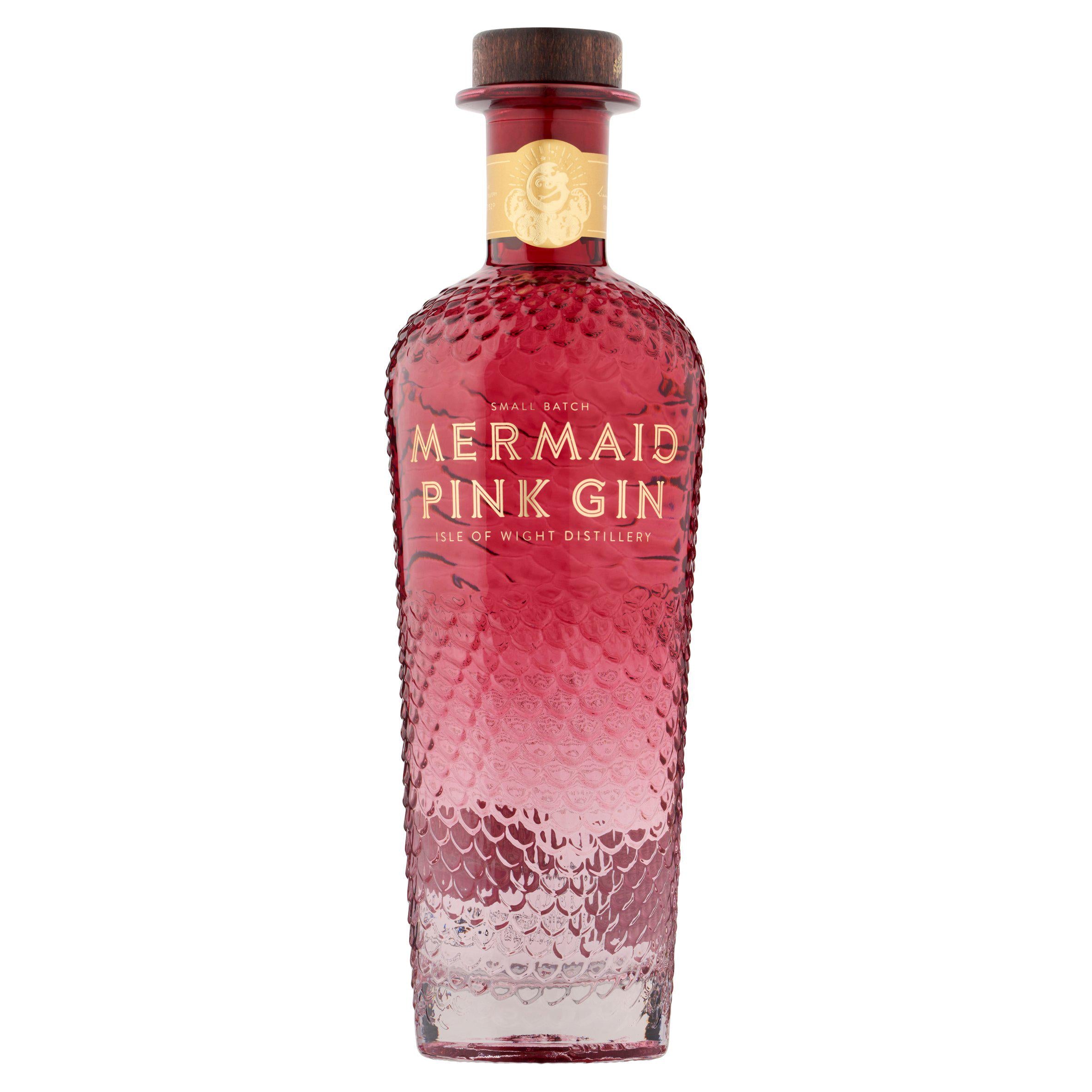 Isle of Wight Distillery Mermaid Pink Gin 70cl GOODS Sainsburys   