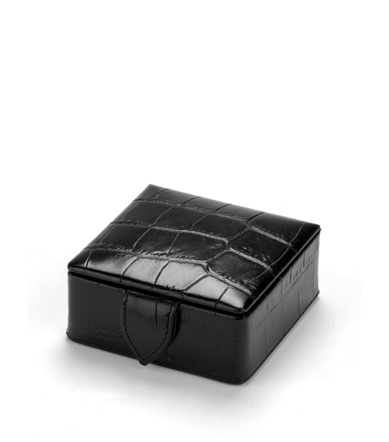Aspinal of London small leather stud box - British product