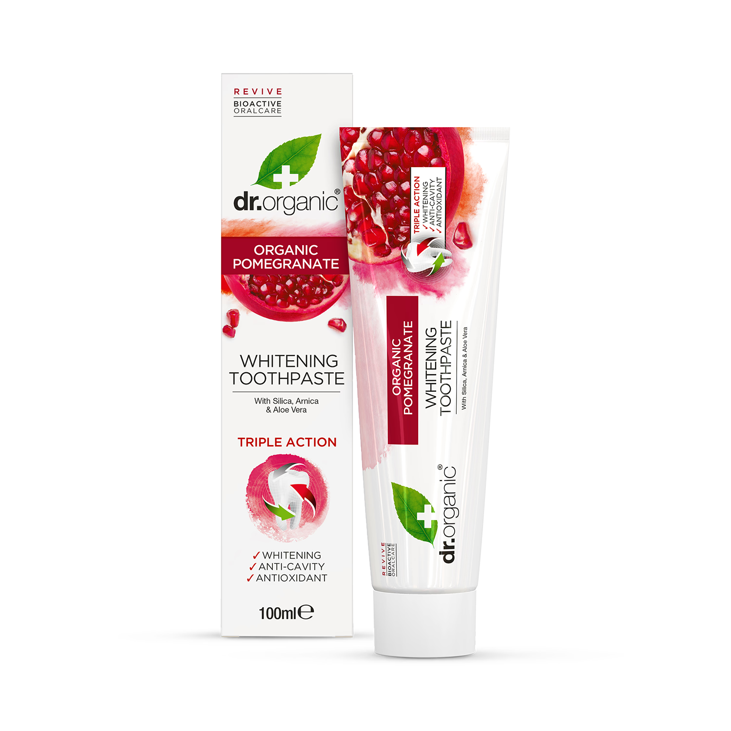 Dr Organic Pomegranate Toothpaste 100ml - British product