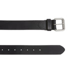 Barbour leather belt with matte finish, 4cm width (British brand)