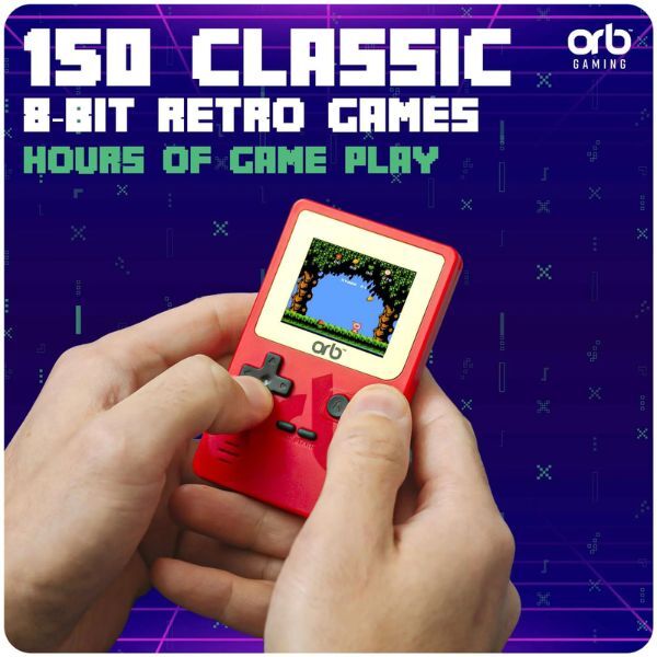Thumbs Up Orb Retro Mini Handheld Console red (British brand)