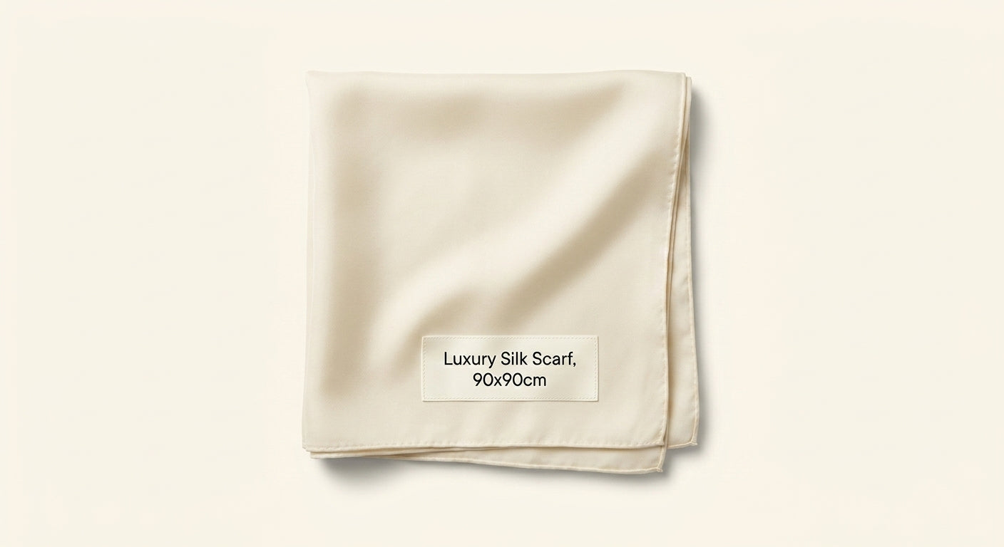 Cartier silk twill scarf 90cm - British product