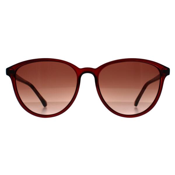 Ted Baker Tierney cat-eye sunglasses burgundy brown gradient, UK version