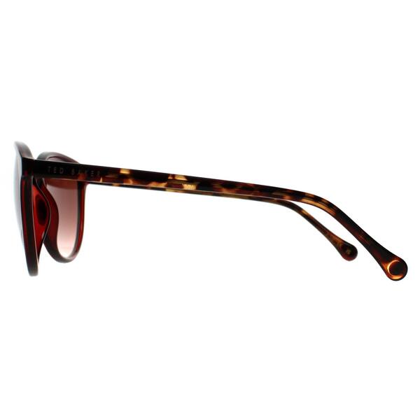 Ted Baker Tierney cat-eye sunglasses burgundy brown gradient, UK version