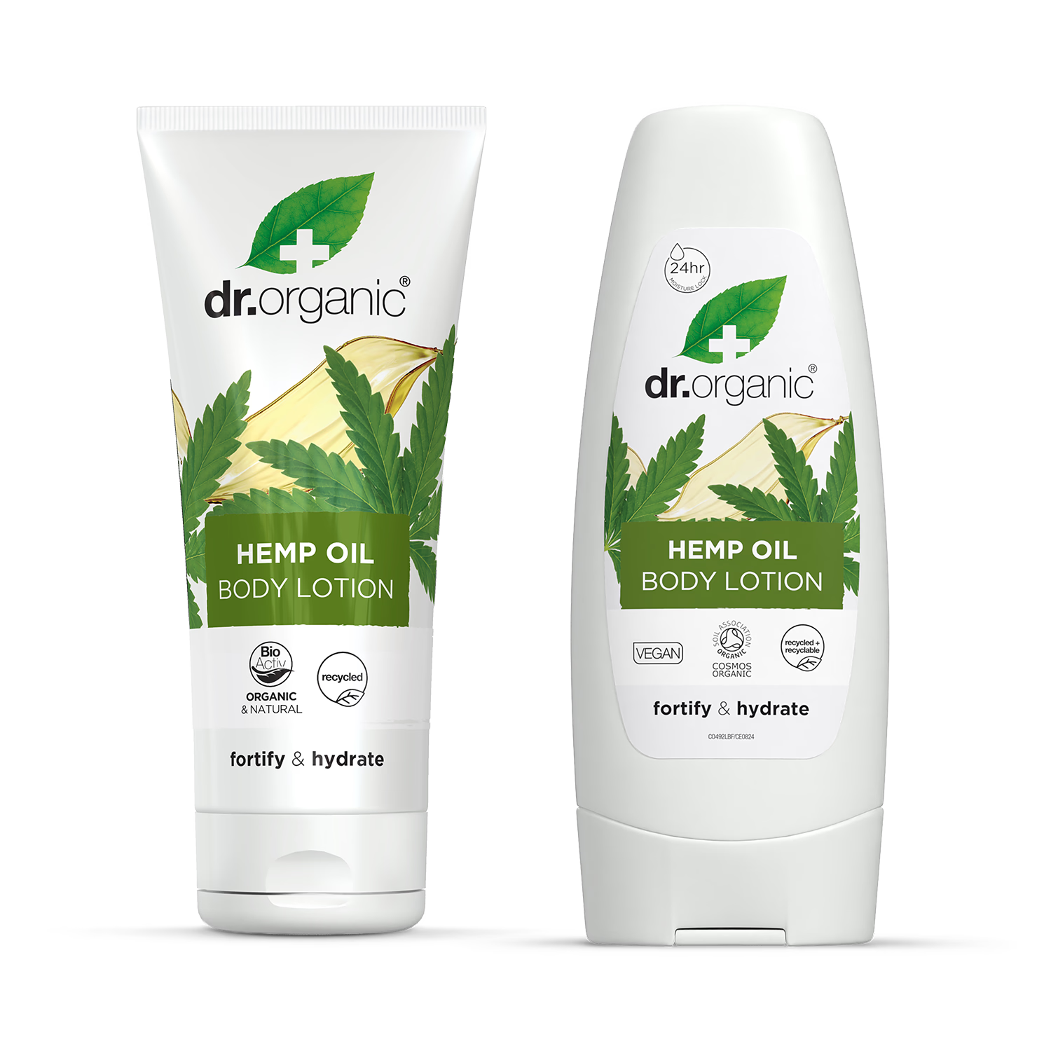 Dr Organic hemp oil body lotion 200ml - British product